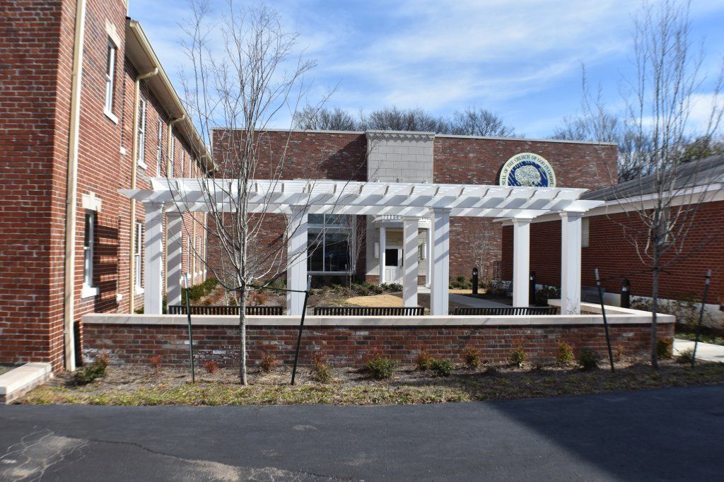 Brick Masonry —Lelia Mason Hall Patio in Bartlett, TN