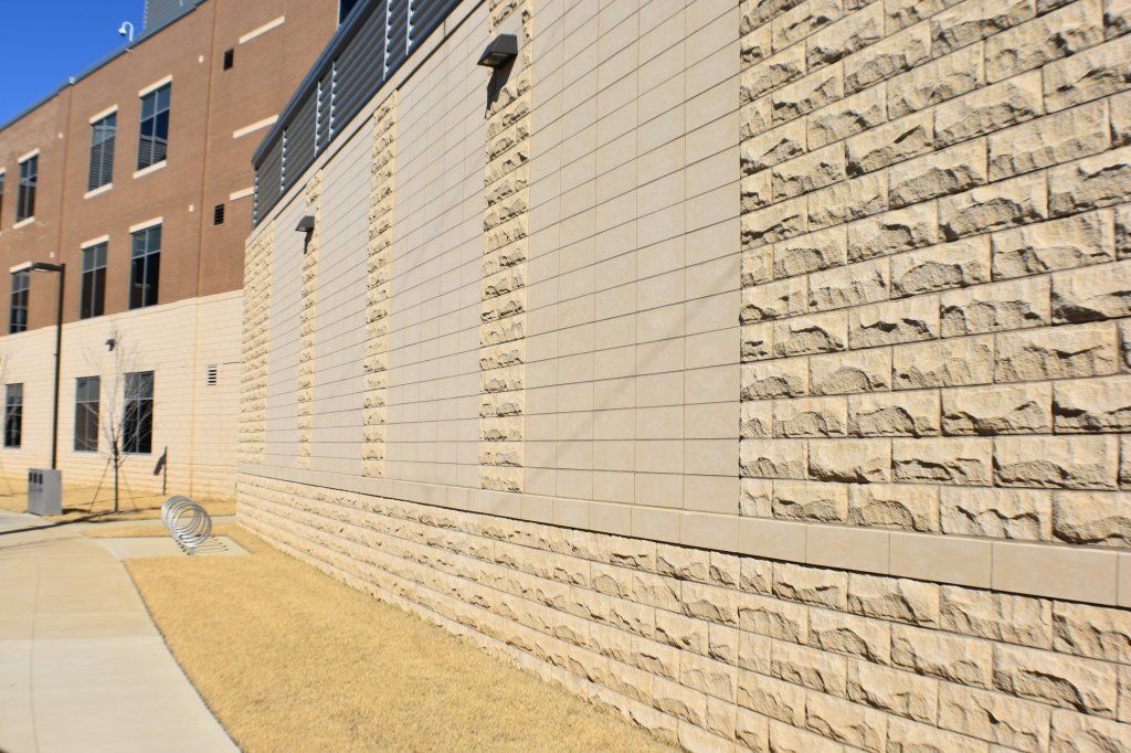 Concrete — Southwest TN Community College Nursing, Natural Sciences & Biotechnoloty Bldg Wall in Bartlett, TN