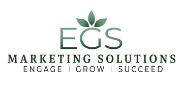 The logo for egs marketing solutions engage grow succeed