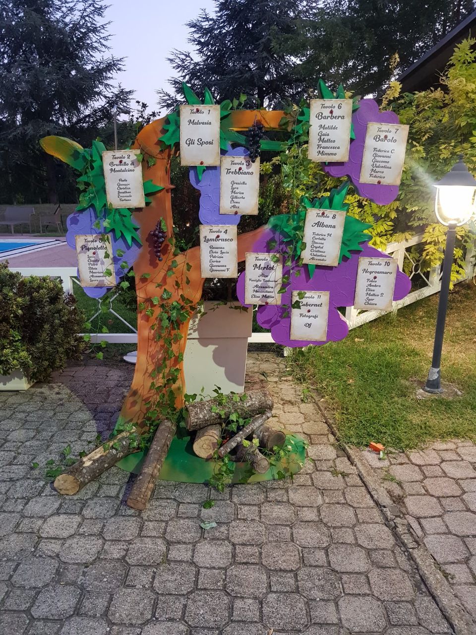 Tavoli per invitati