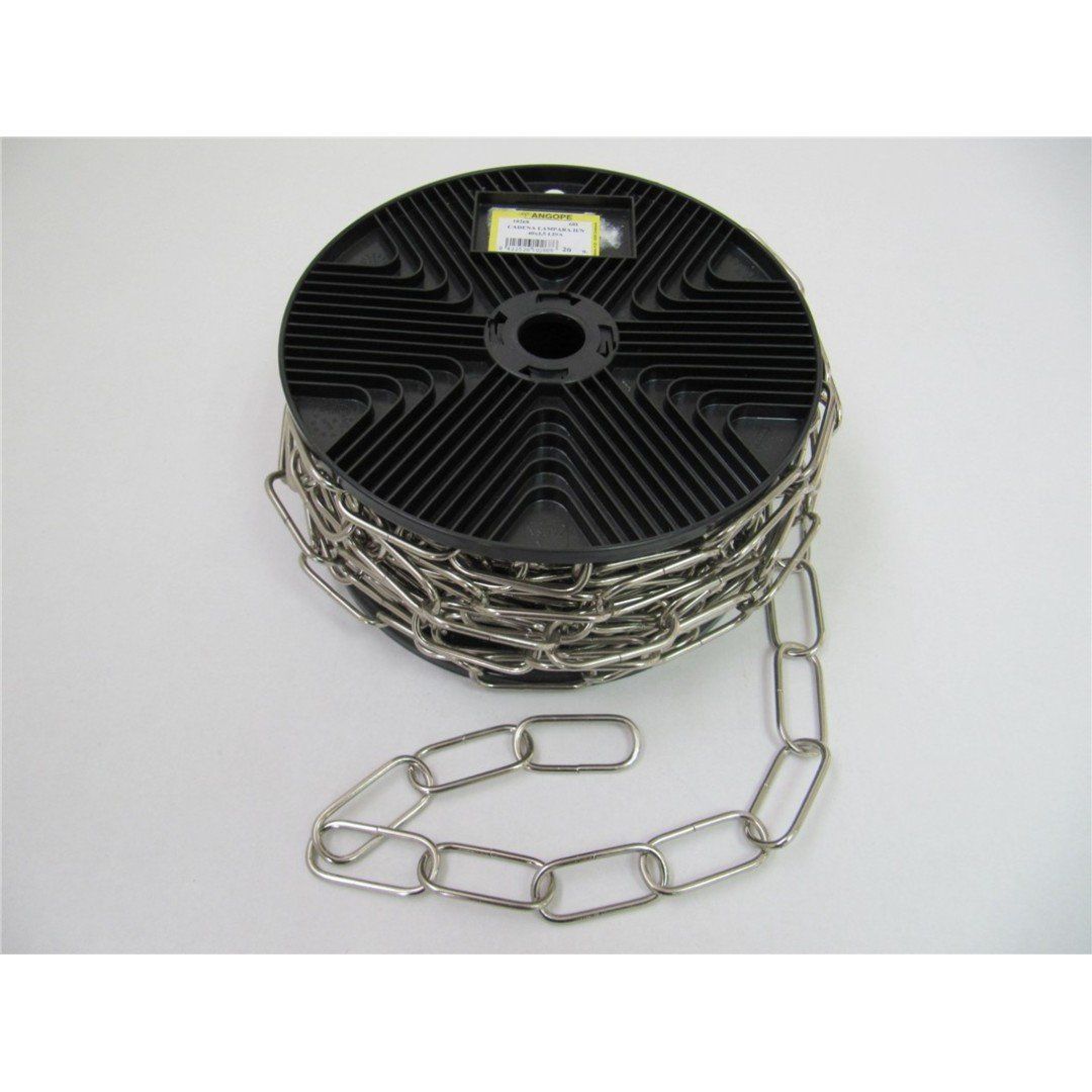 Cadena Lampara Niquelada