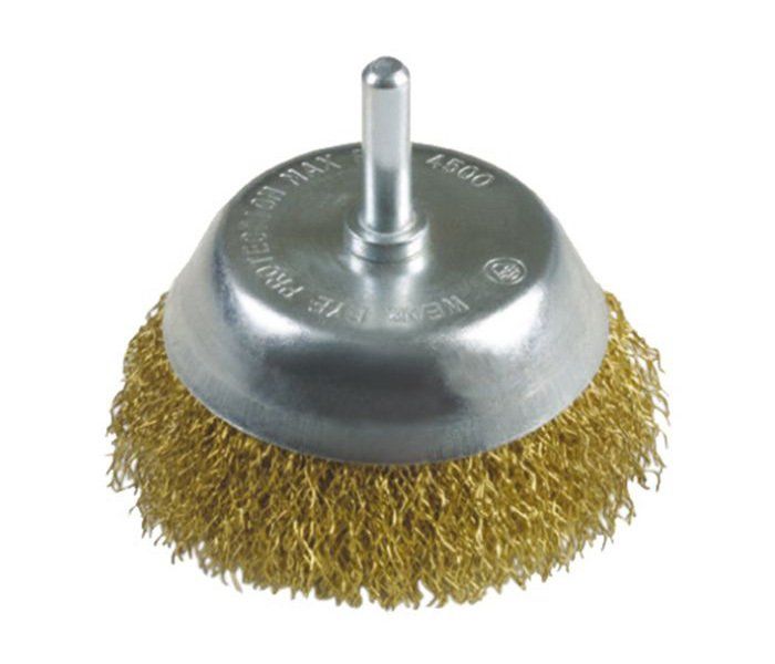 Cepillo Vaso de Alambre Ondulado