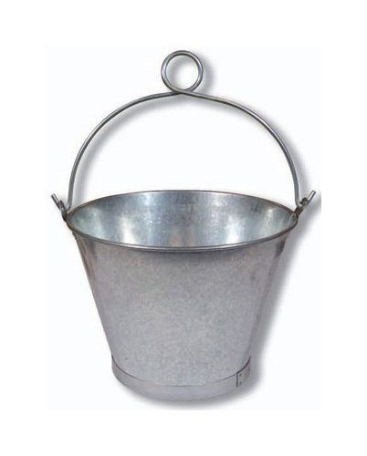 Cubo Galvanizado Asa Anilla