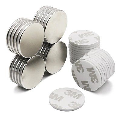 Imán Neodimio con Adhesivo