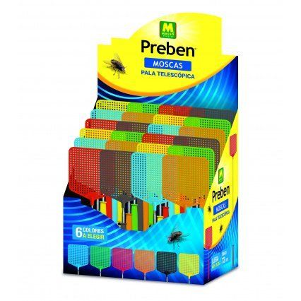 Pala matamoscas telescópica