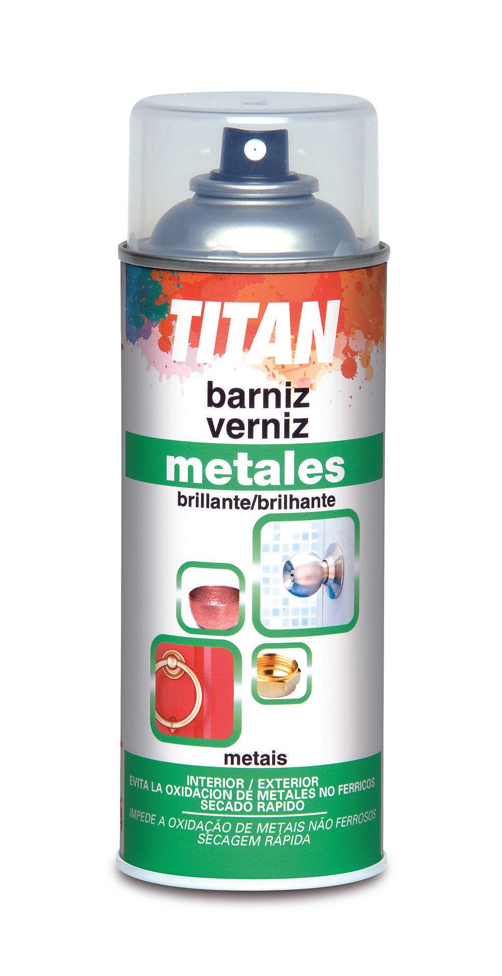 Spray Barniz Transparente Metales