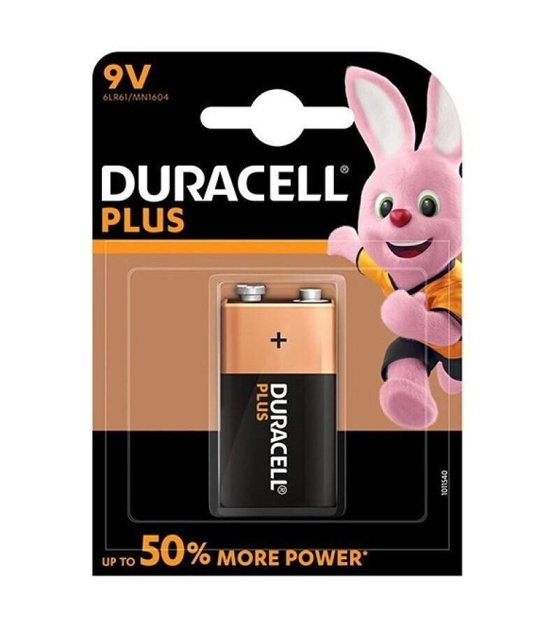Pila Alcalina Duracell Plus 9 V