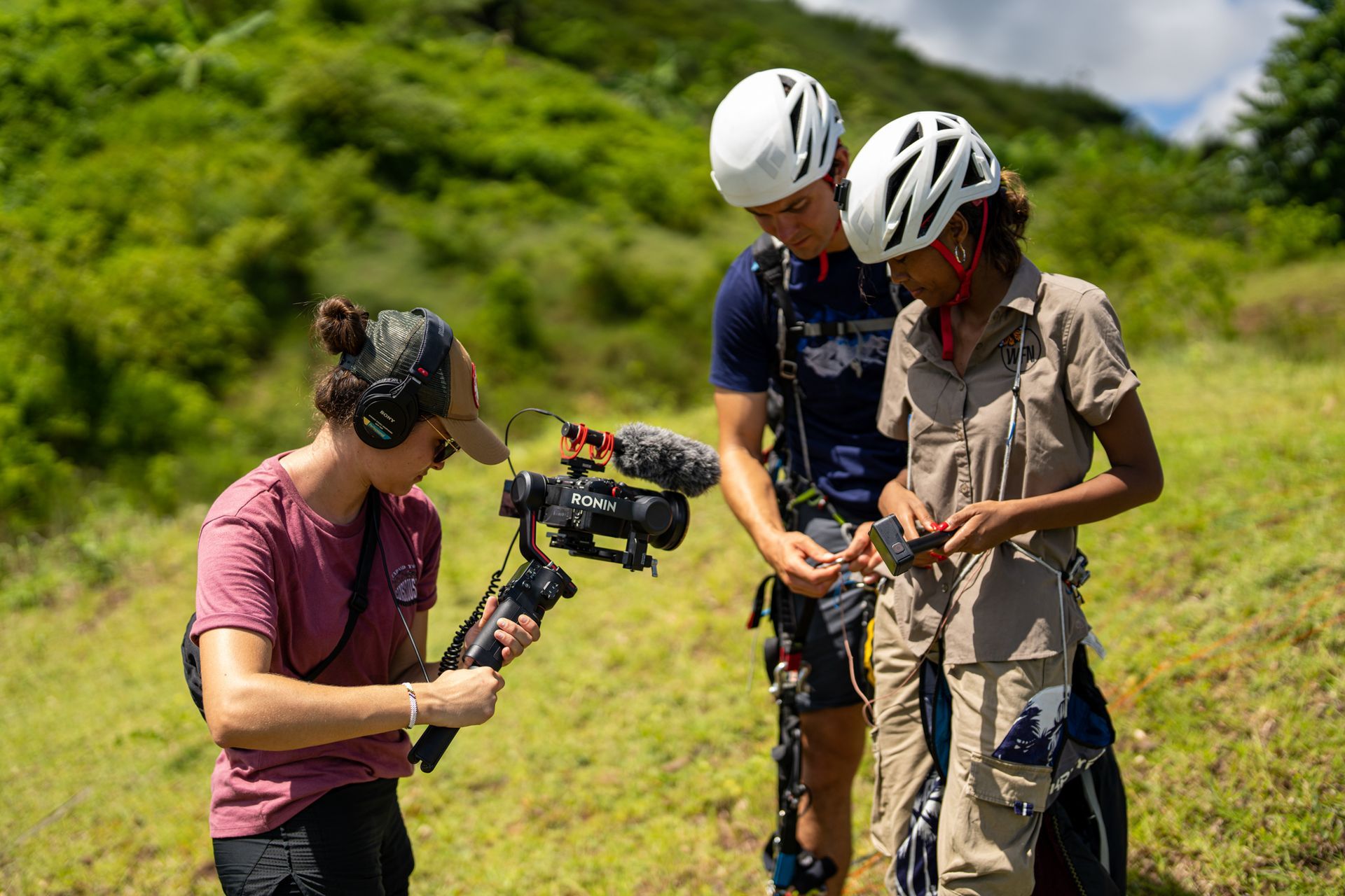 Paragliding, Vatosoa Rakotondrazafy, Rise Our World Heritage, BTS, Madagascar Film & Photography