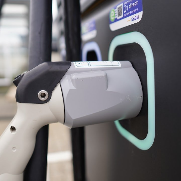 An electric vehicle charging station