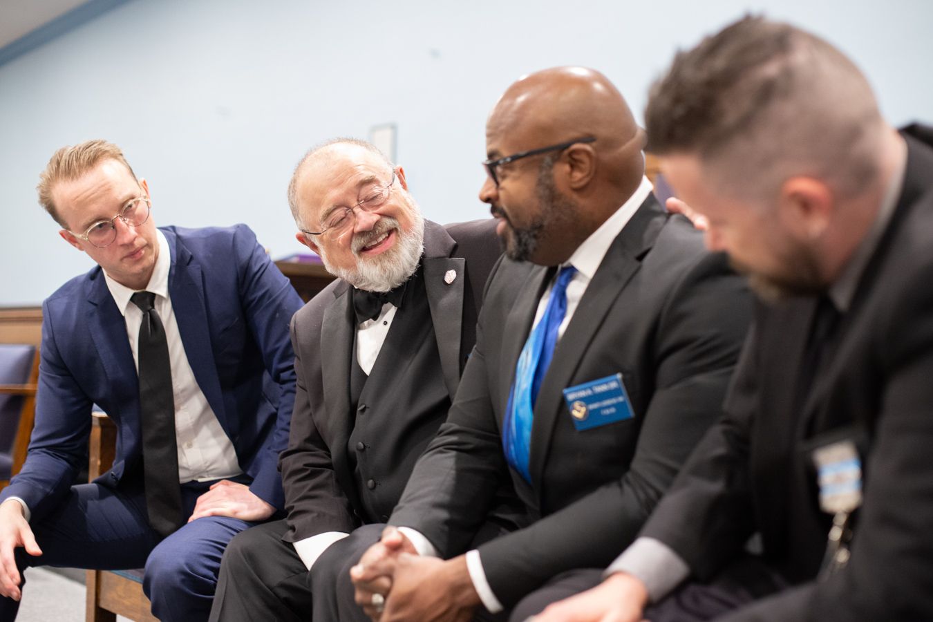 Freemasons having a conversation