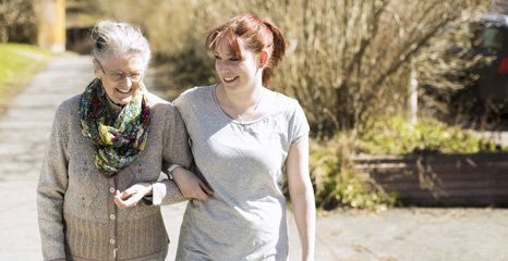 We can take care of elderly people with sensory impairment and dementia