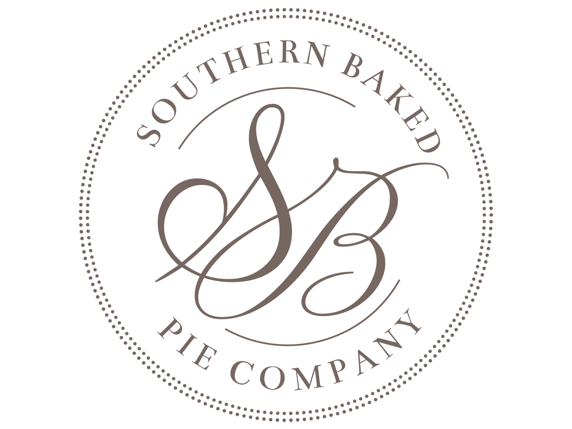 The logo for southern baked pie company is a pie company logo.
