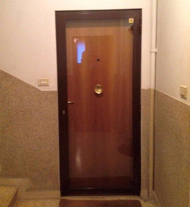 portafinestra con infissi in alluminio