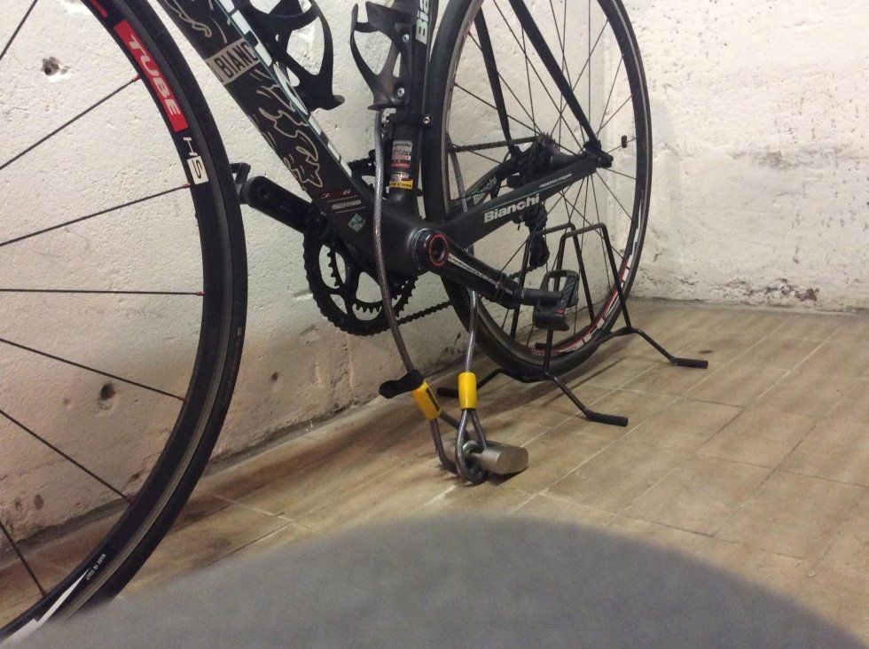 bici con dispositivo antifurto