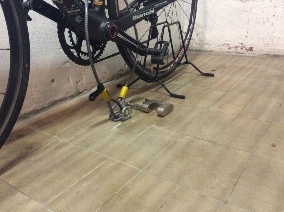 bici con dispositivo antifurto