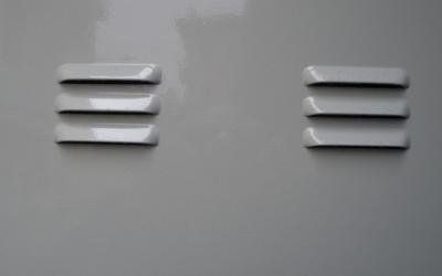 dettaglio di porta per garage