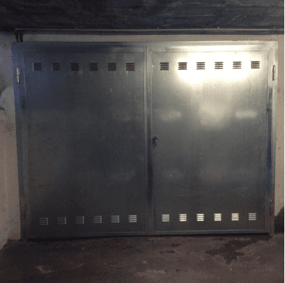 porta per garage in alluminio