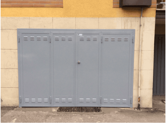 porta per garage in ferro