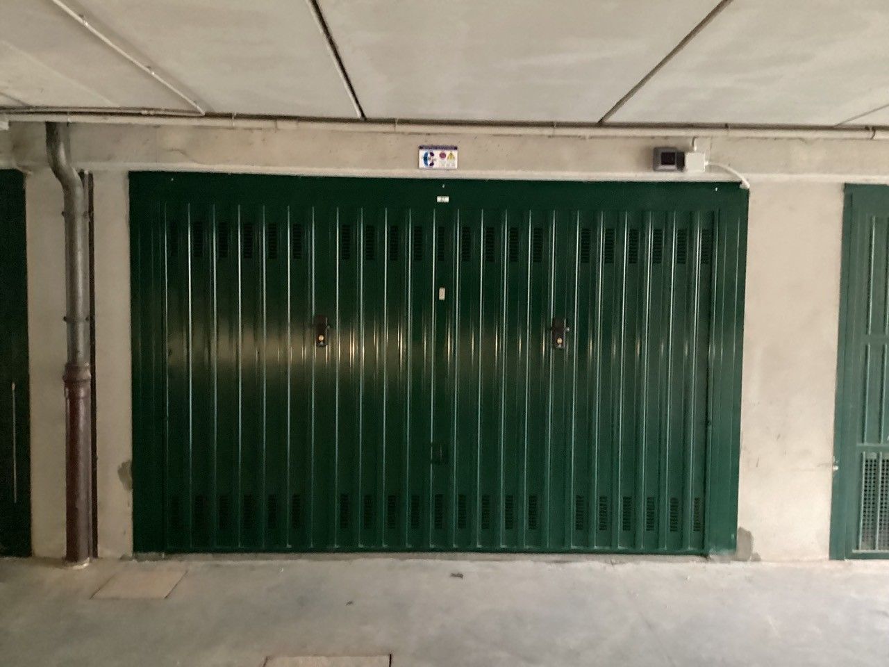porta sezionale per garage metallica