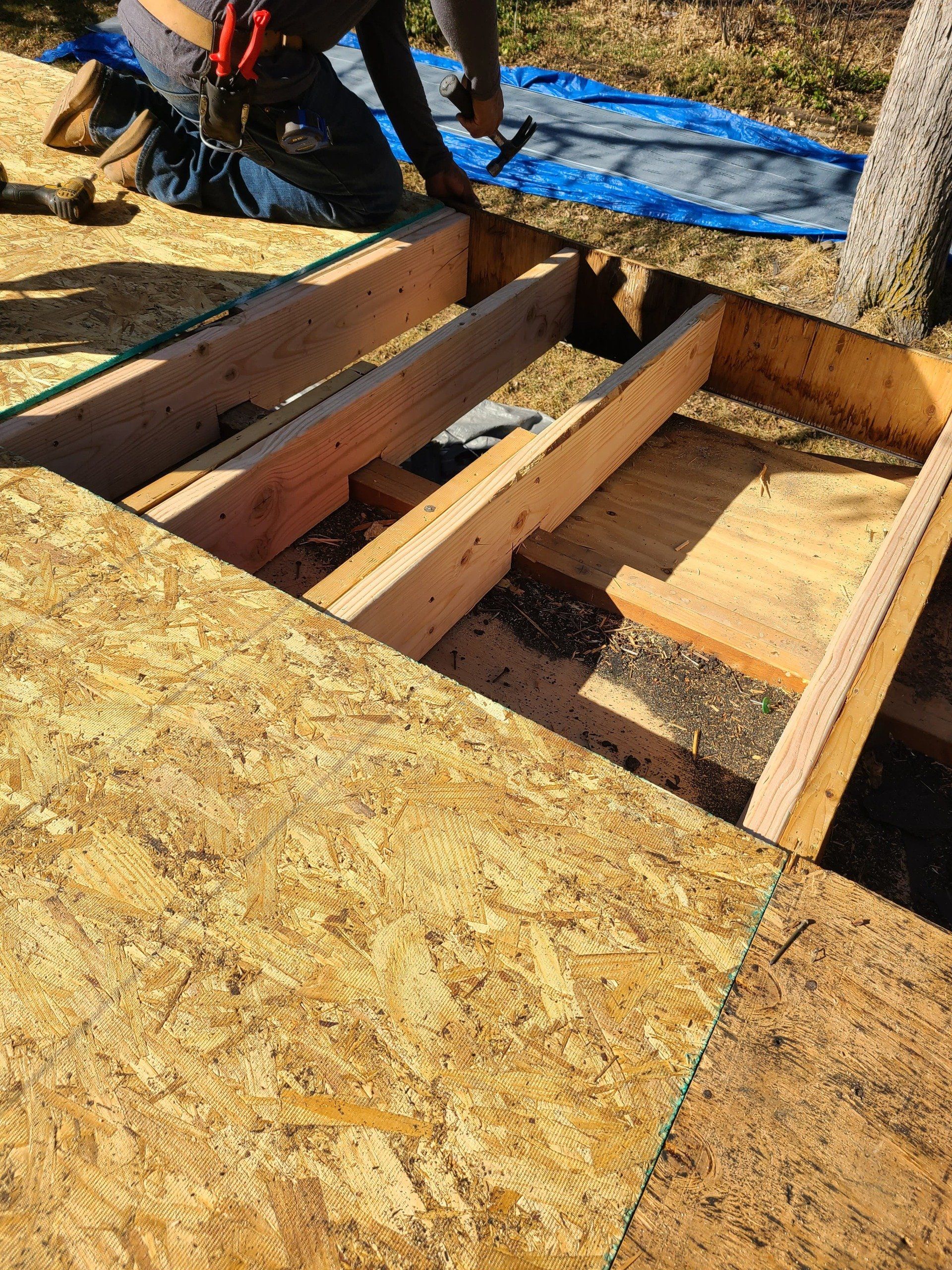 repairing the roof the yogi roofer  denver co roofing installer