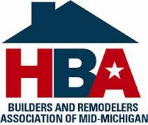 The logo for the builders and remodelers association of mid-michigan.