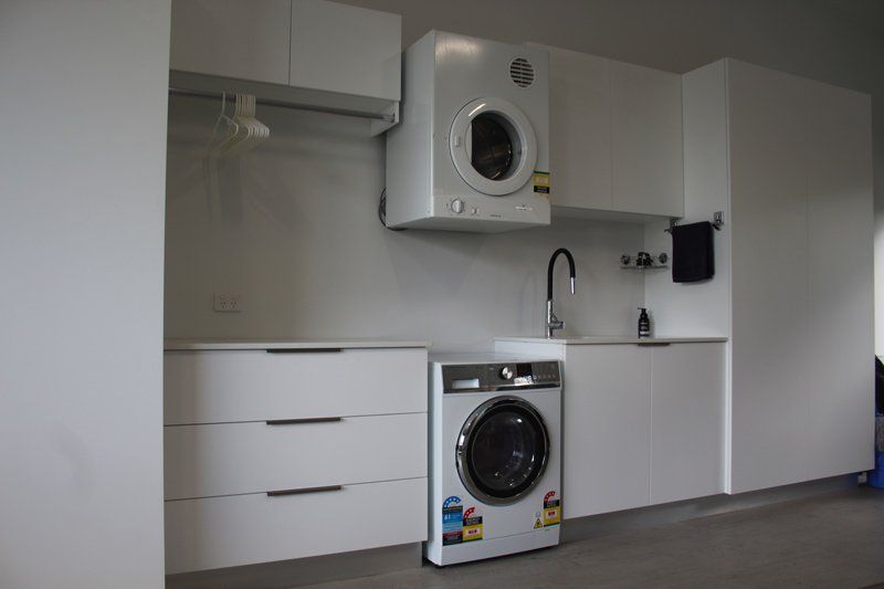 Laundries in Greater Hobart Lifestyle Kitchens, Wardrobes & Showerscreens