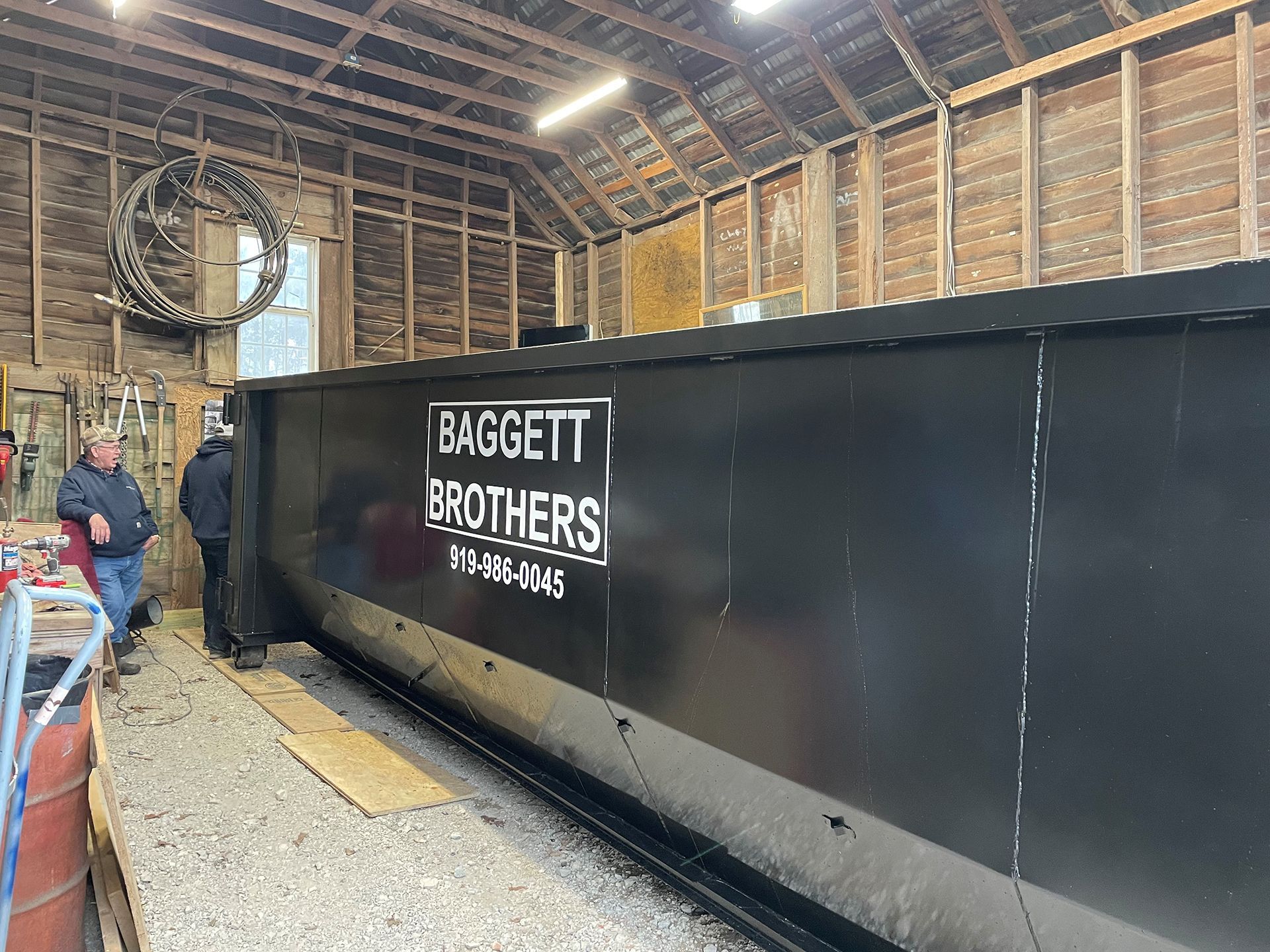 Roll-Off Dumpster Rental services for building demolition in Durham and Chapell Hill, NC
