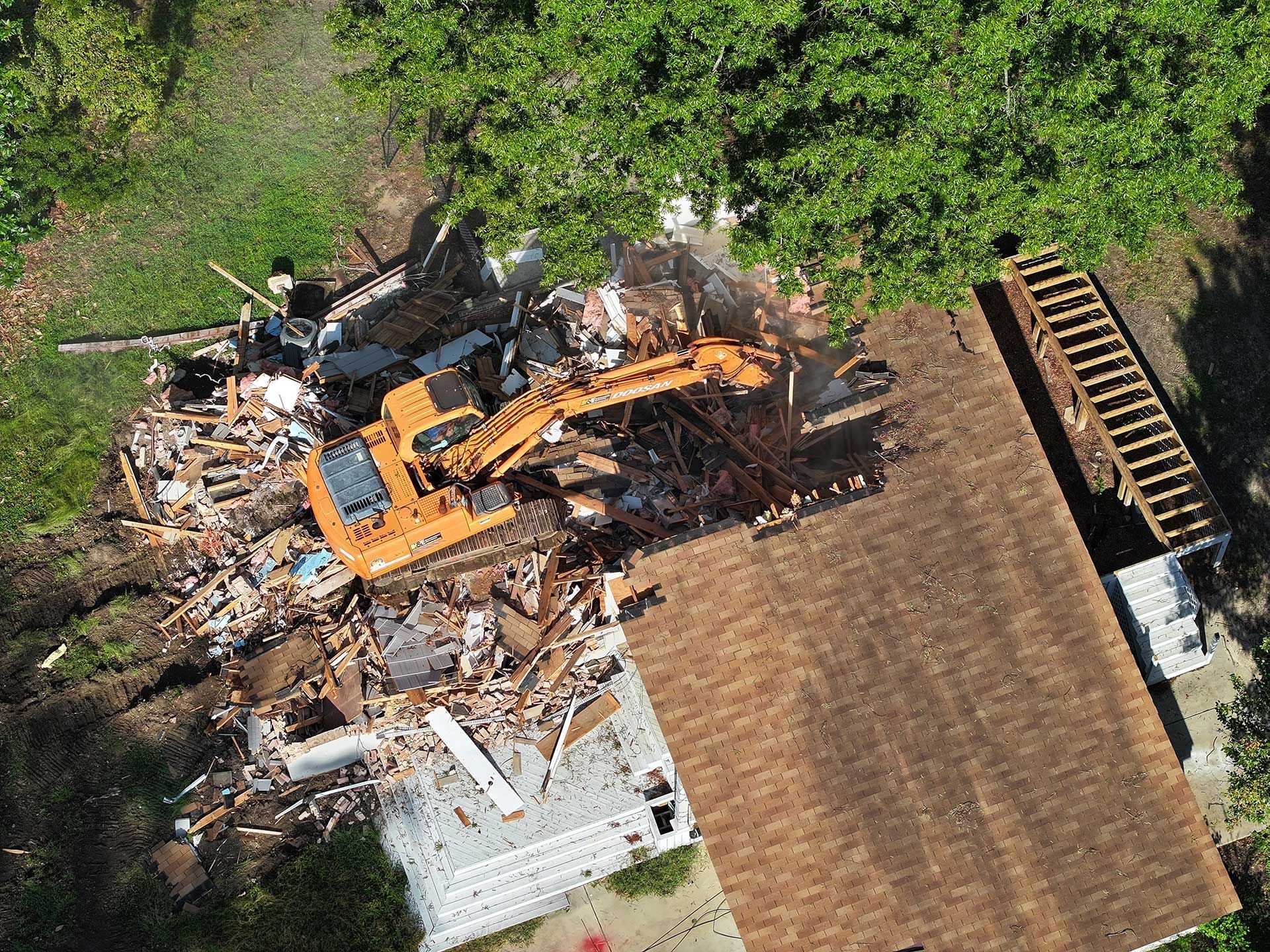Building demolition project