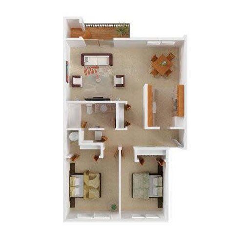 two bedroom