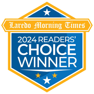 Laredo Morning Times 2023 READER'S CHOICE WINNER EMBLEM