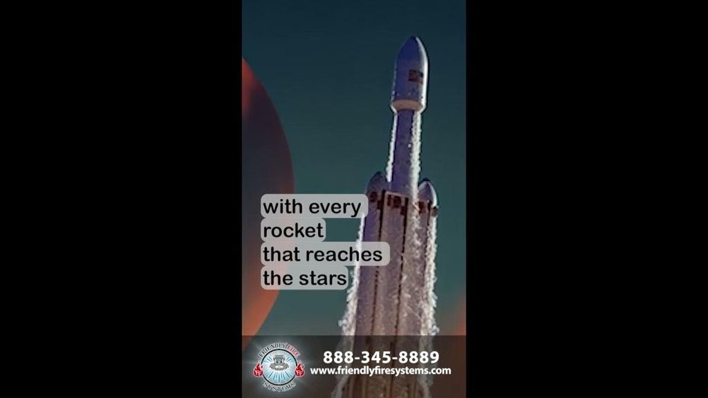 A rocket is being launched into space with a quote that says `` with every rocket that reaches the stars ''.