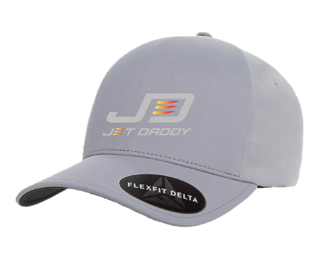 A grey jet daddy flexfit delta baseball cap