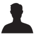 Solid black silhouette of a person’s head and shoulders.