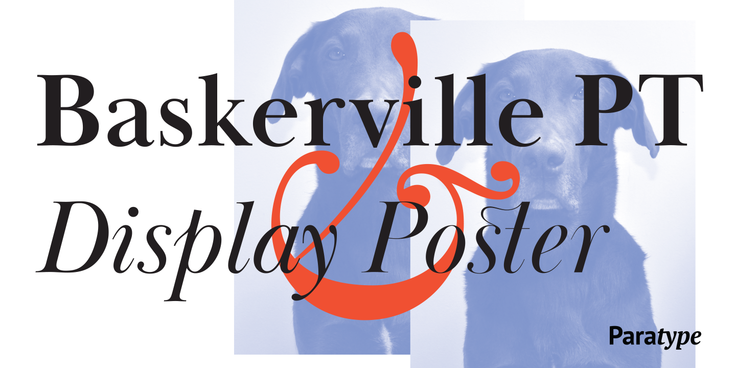 Baskerville PT Font Example