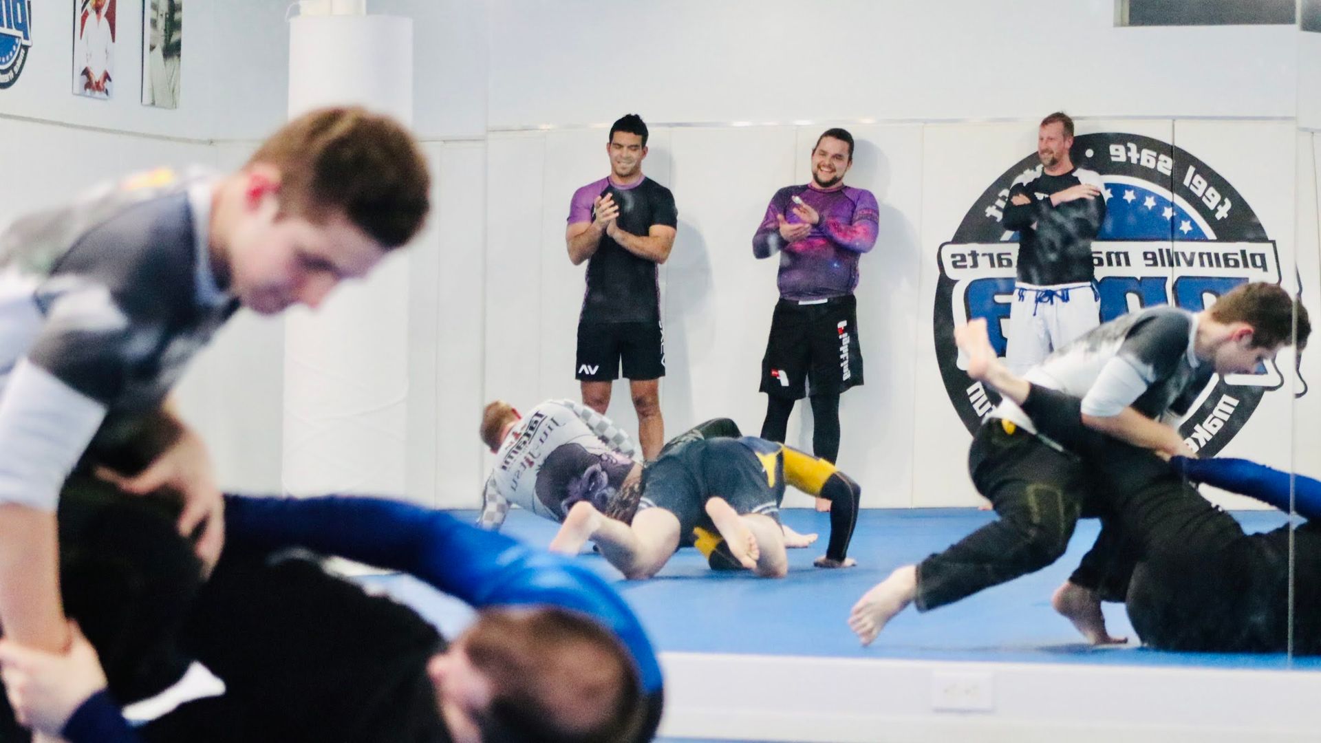 Kids practicing safe after school martial arts drills at Plainville Martial Arts in Plainville, CT for focus and confidence