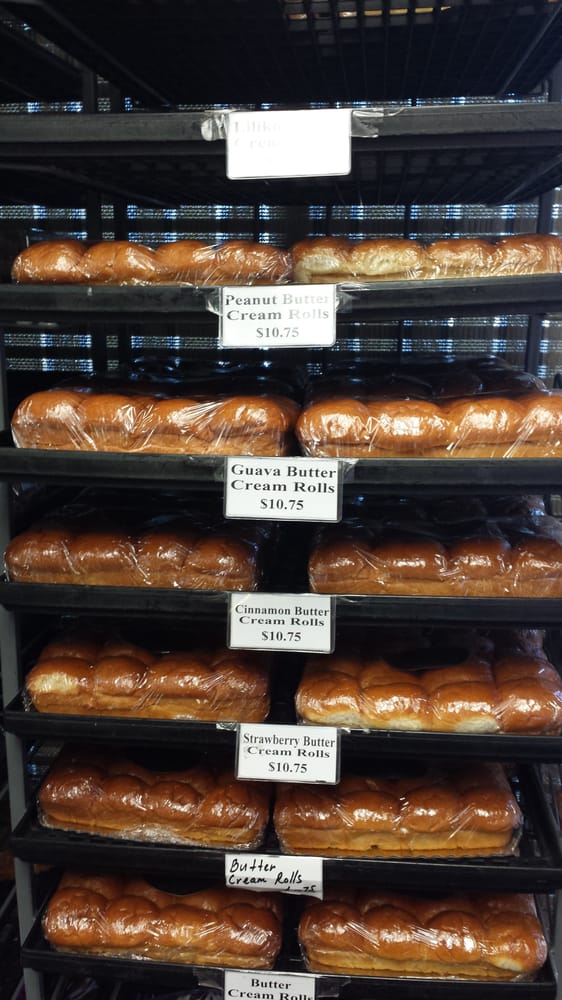 Stack of freshly baked bakery products at Ani's Bake Shop