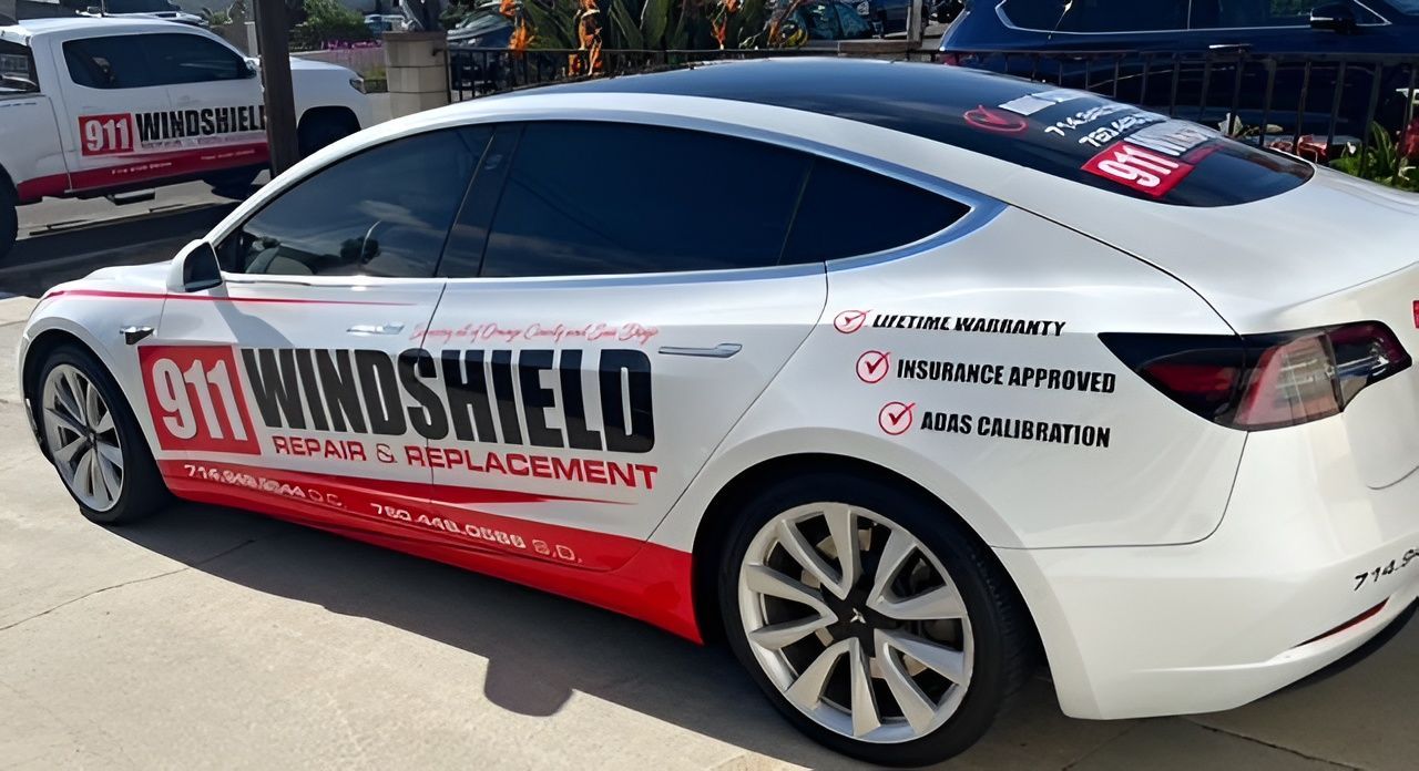 Jaguar windshield repair in Orange County, CA