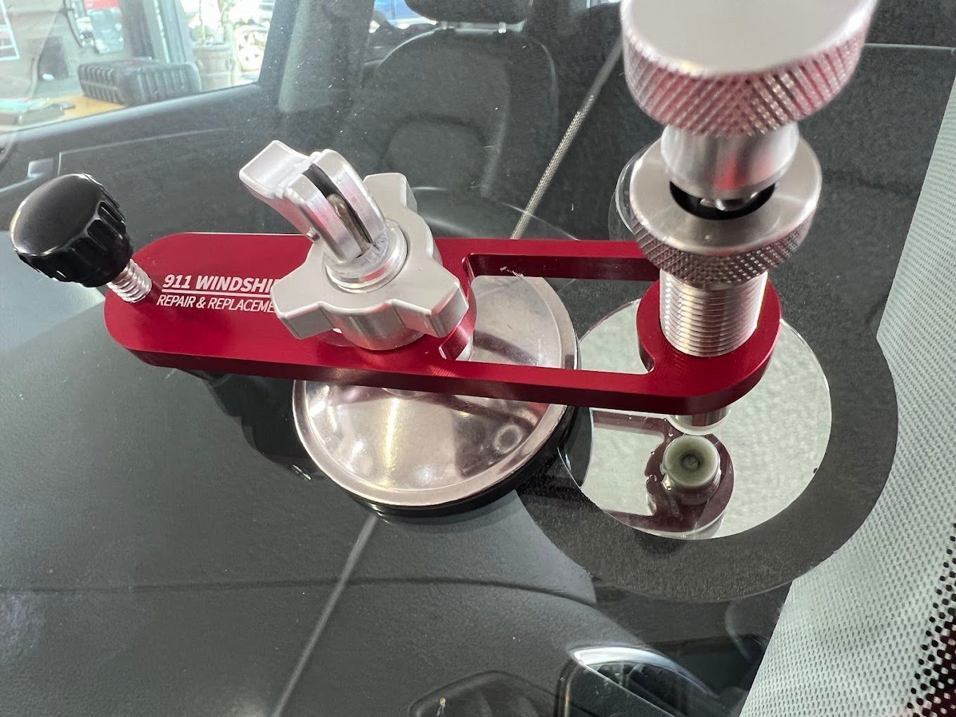 Windshield crack repair