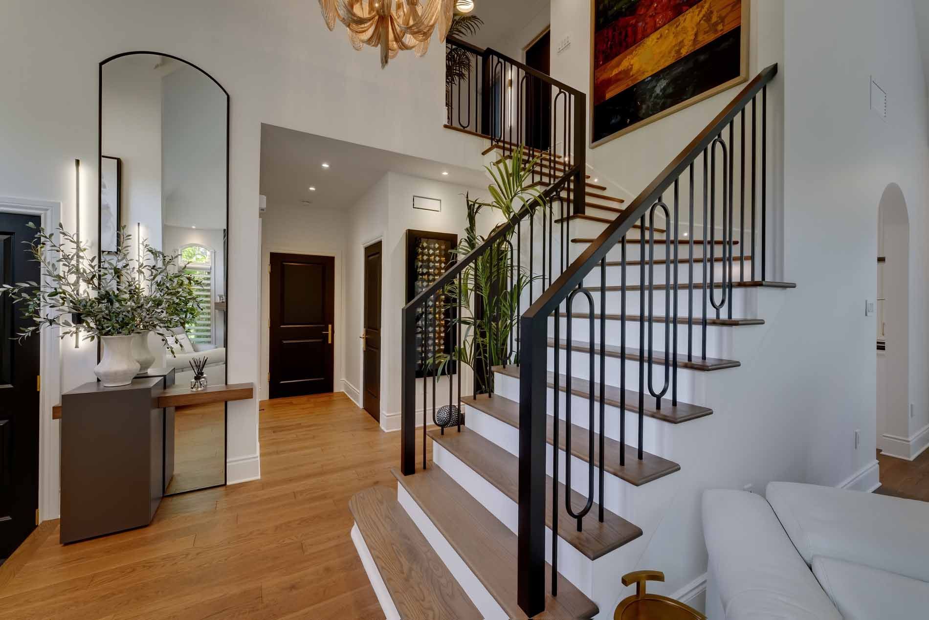 modern house entrance