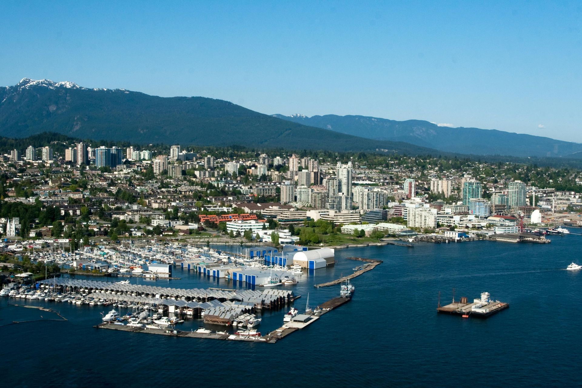 Port Coquitlam BC aerial view