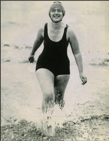 Sea and land-training in Blackpool, summer 1928.