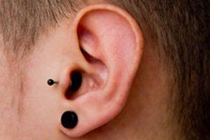 Ear lobe piercing (Cartilage, rook, conch, tragus, daith, forward helix etc)