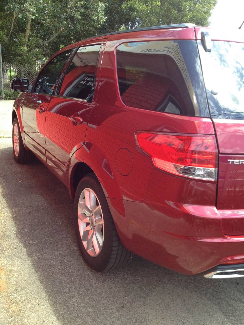 Red Car — Window Tinting in Coffs Harbour NSW