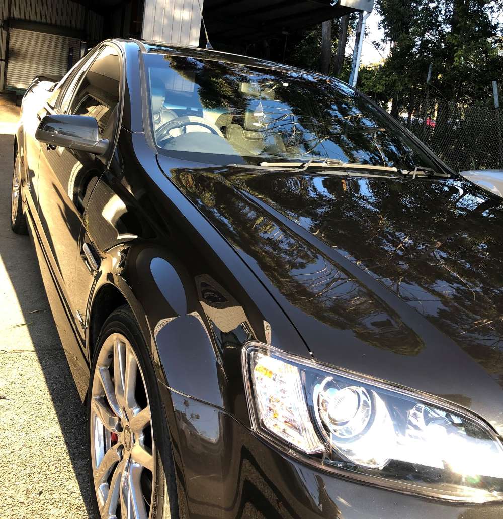 Blank Car Newly Ceramic Coating — Window Tinting in Coffs Harbour NSW