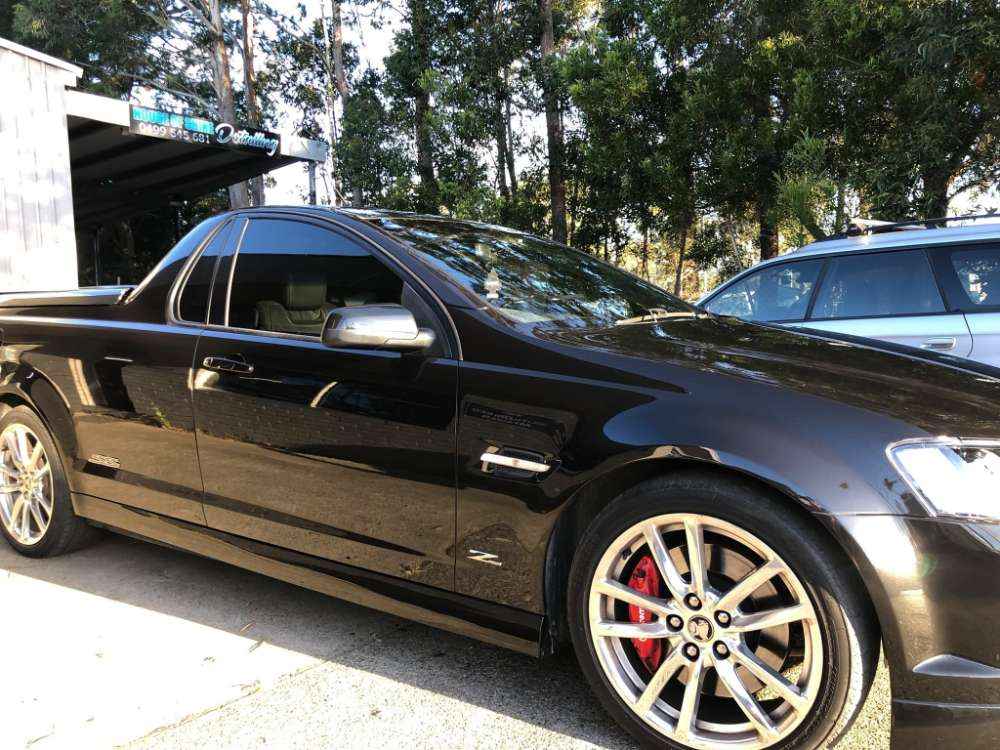Blank Car Newly Ceramic Coating Side — Window Tinting in Coffs Harbour NSW