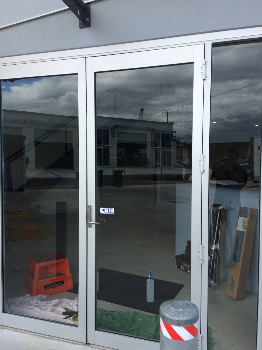 Glass door 1 — Window Tinting in Coffs Harbour NSW