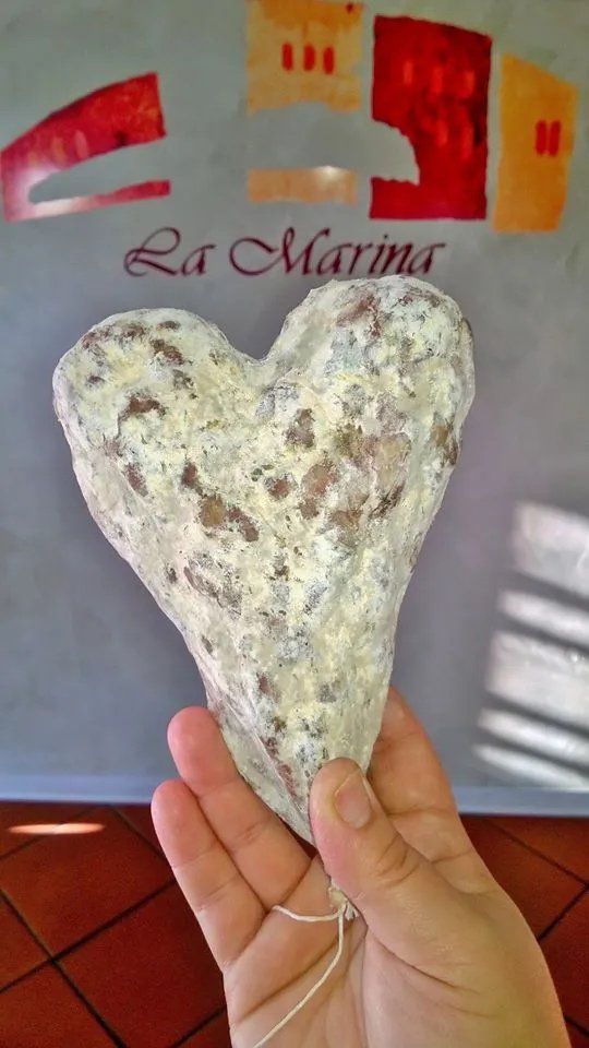 Heart-shaped stone