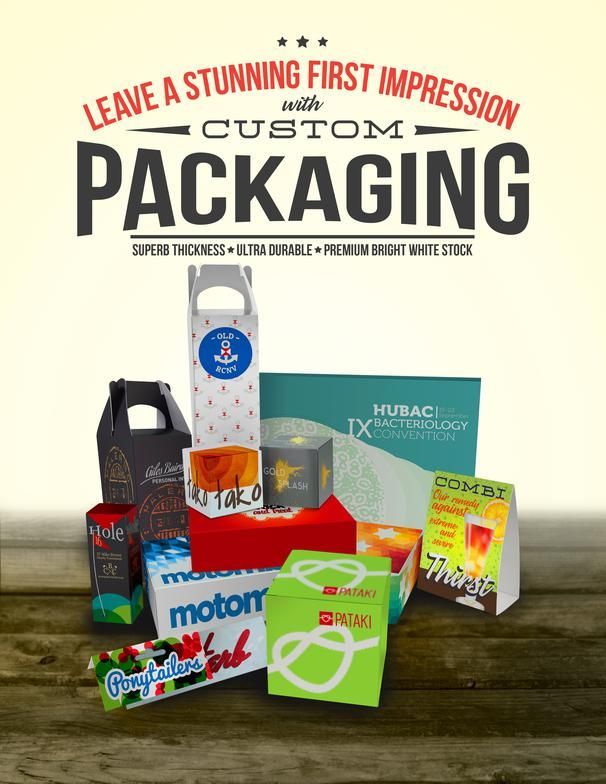 There are many different types of packaging on the table.