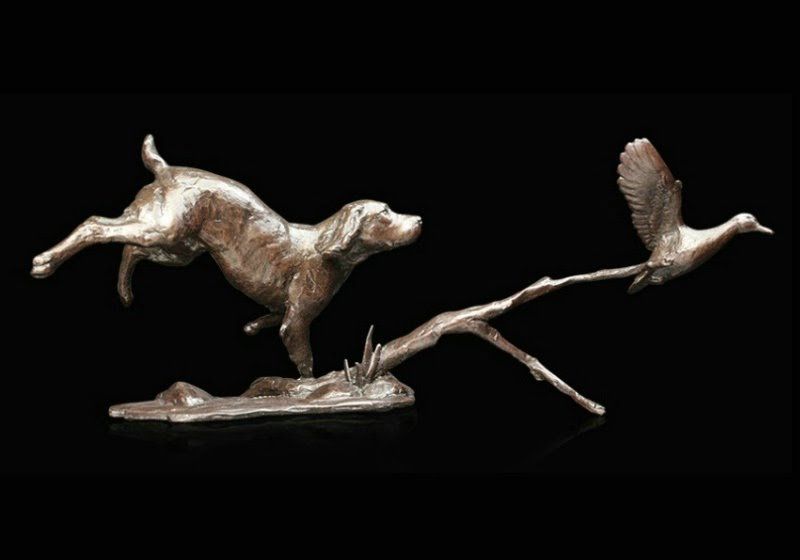 Cocker Spaniel With Duck