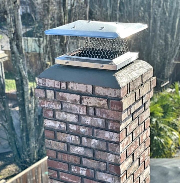 Chimney cap installation near Portland, OR